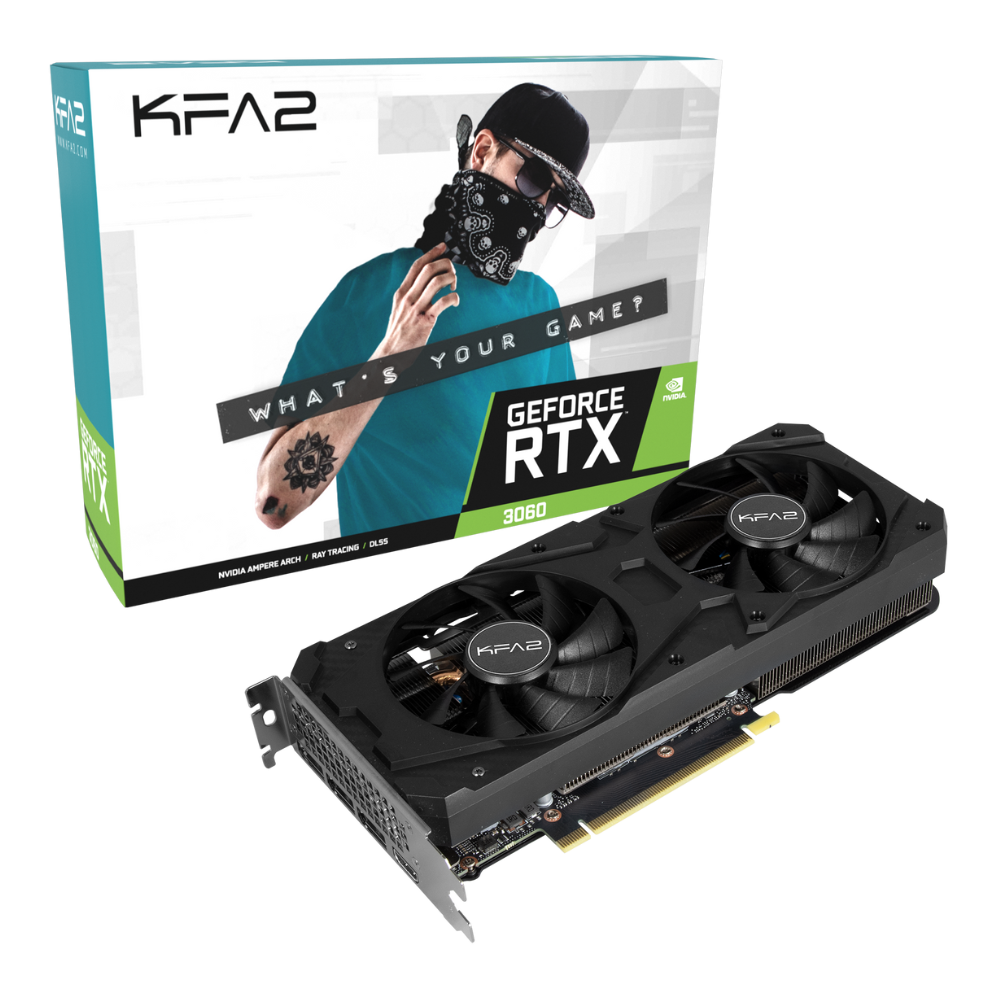 KFA2 GeForce RTX 3060 (1-Click OC) 12GB GDDR6 - Easy Gaming